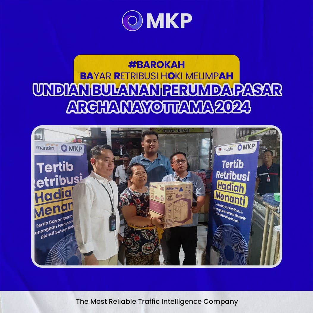 Konsisten Gelar Undian Bagi Ribuan Pedagang, MKP Peroleh Dukungan Penuh dari Direksi Perumda Pasar Argha Nayottama