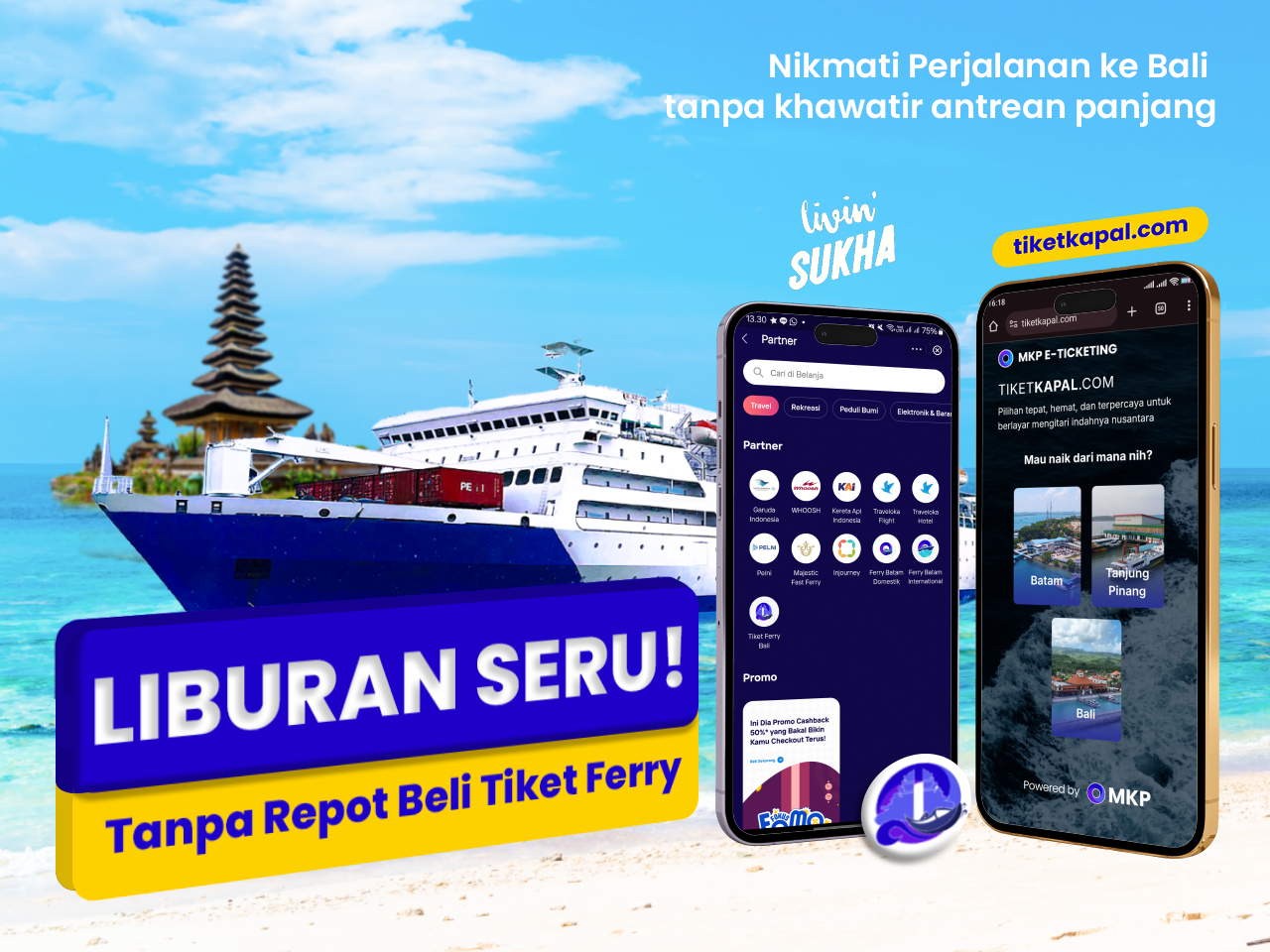 Ayo ke Bali! Ini Cara Mudah Beli Tiket Ferry Bali Secara Online!