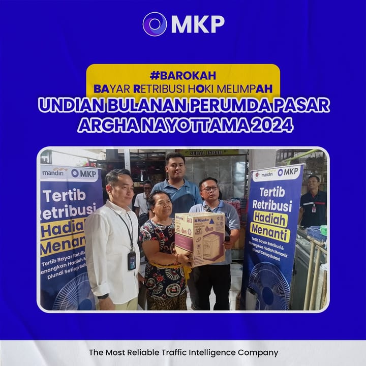 Konsisten Gelar Undian Bagi Ribuan Pedagang, MKP Peroleh Dukungan Penuh dari Direksi Perumda Pasar Argha Nayottama