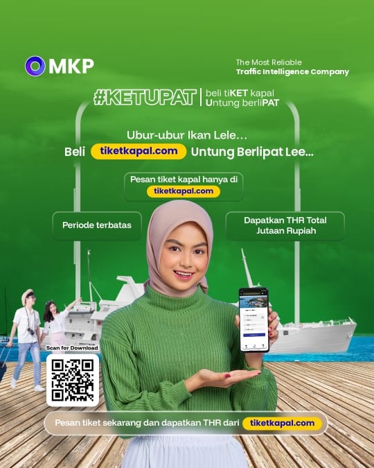 #KETUPAT Bagi-Bagi THR Lebaran, Beli Tiket Kapal Makin Untung di Tiketkapal.com