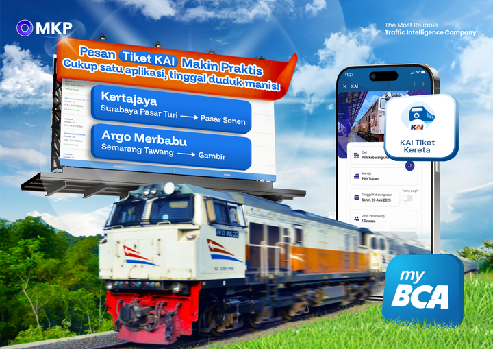 MKP Perluas Akses Transportasi Publik Melalui Integrasi Tiket KAI di Mobile Banking BCA