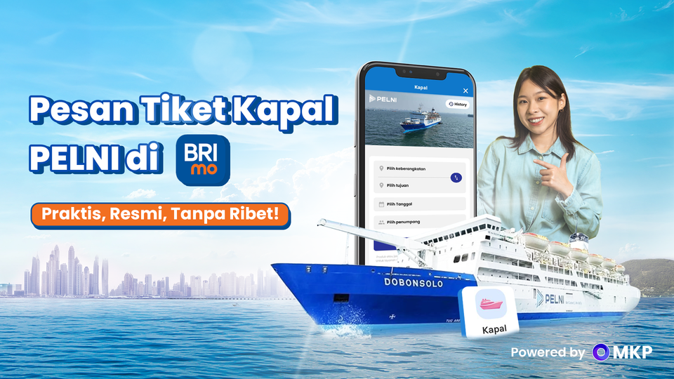 Cara Pesan Tiket Kapal PELNI di BRImo Tanpa Ribet, Resmi & Praktis