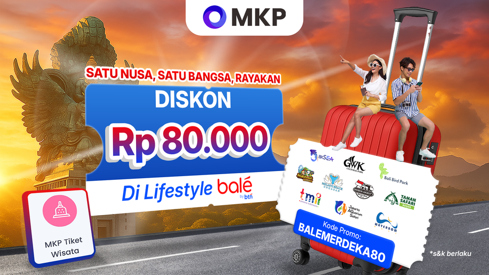 Promo Merdeka Jelajah Nusantara Eksklusif di Fitur Lifestyle Wisata Bale by BTN