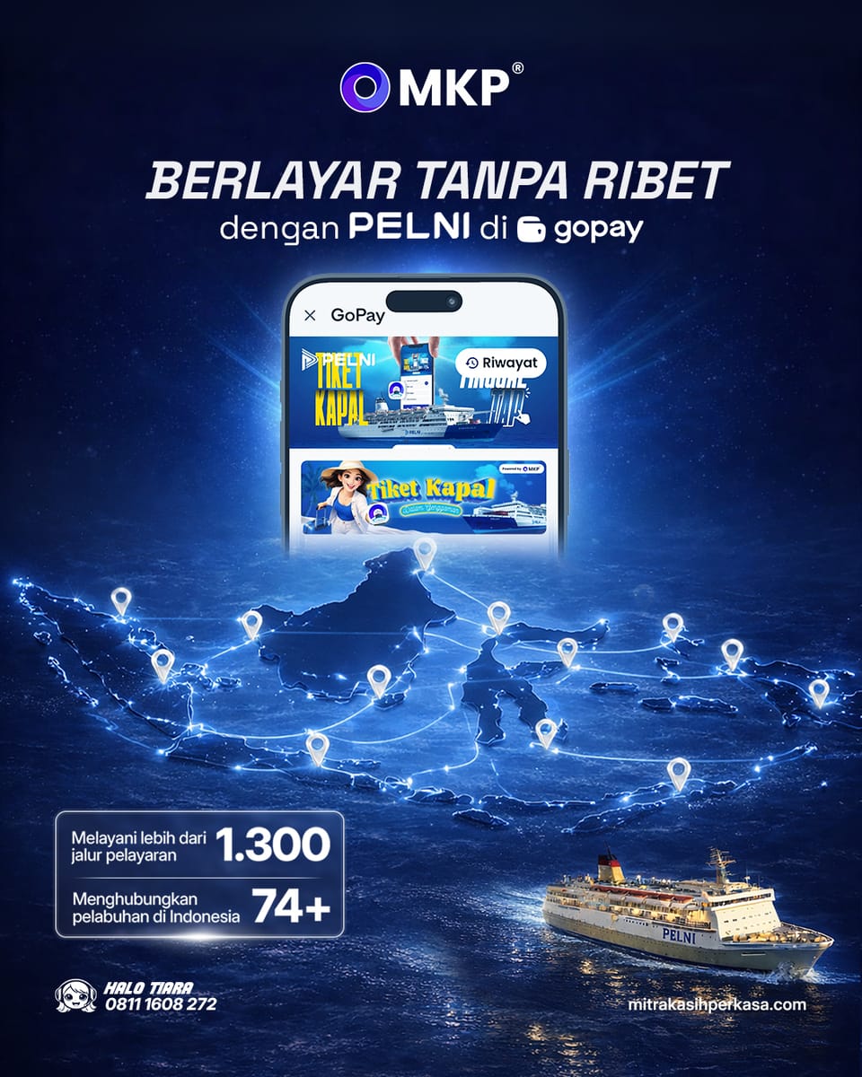 Melayani 1.300+ Rute Kapal Pelni, Kini Tiket Bisa Dibeli Praktis Lewat Aplikasi GoPay